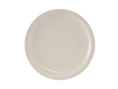 Tuxton TNR-016 Nevada 10-1/2" Narrow Rim Eggshell Plate
