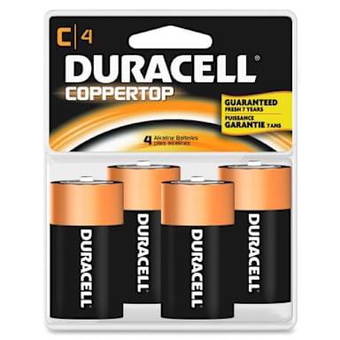 Duracell DURMN1400R4ZX Alkaline C Batteries - 4 / PK