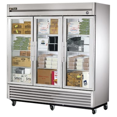 True T-72FG-HC~FGD01 T-Series Reach-In 72 Cu Ft Glass Door Freezer