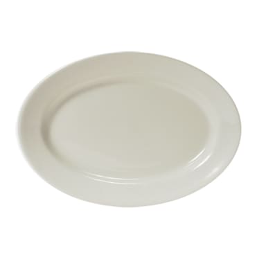 Tuxton TRE-013 Reno 11-5/8" Eggshell Oval Platter