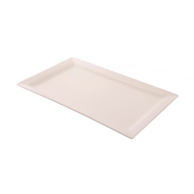 10 Strawberry Street WTR-17-11REC White 17 x 11" Platter - 6 / CS