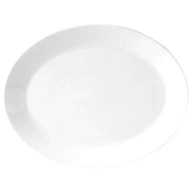 Steelite 9001C345 Monaco Vogue White 13" Oval Platter