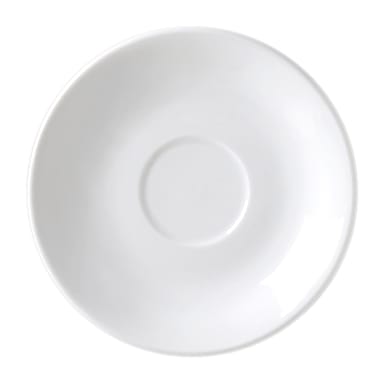 Vertex® China RB-2 Rubicon 6" White Saucer