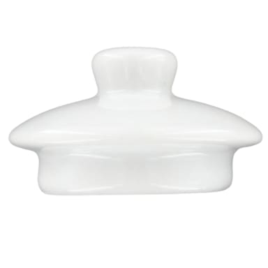 Vertex® China ARG-TL Argyle White Tea Pot Lid - Dozen