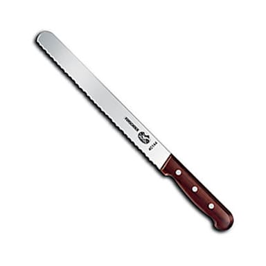 Victorinox 40144 Serrated 10" Slicing Knife with Wood Handle