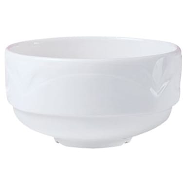Steelite 9102C412 Bianco White Unhandled 10 Oz. Soup Cup