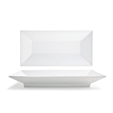 FOH DOS003WHP21 Kyoto Large Footed Plate - 4 / CS