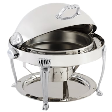 Bon Chef 12009CH Elite Round 2 Gal Chafer with Chrome Aurora Legs