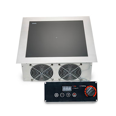 Bon Chef 12085 Stainless Drop-In Induction Range with Glass Cook-top