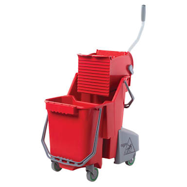 Unger® COMBR CLEANERx 8 Gallon Red Dual Bucket