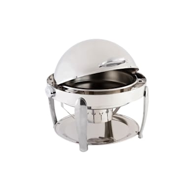 Bon Chef 10001CH Manhattan Dripless 2 Gal Chafer w/ Roman Legs