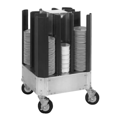 Cres Cor® 501-10-240 Poker Chip Dish Dolly for 240 Plates