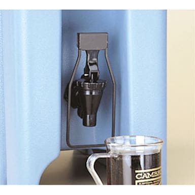 Cambro LCDES110 Black Easy Serve Dispenser For LCD and UC Spigots