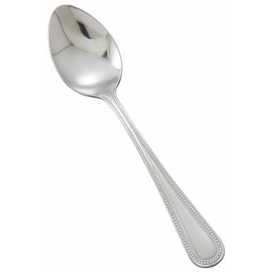 Winco® 0005-03 Dots Mirror Finish S/S Dinner Spoon - Dozen