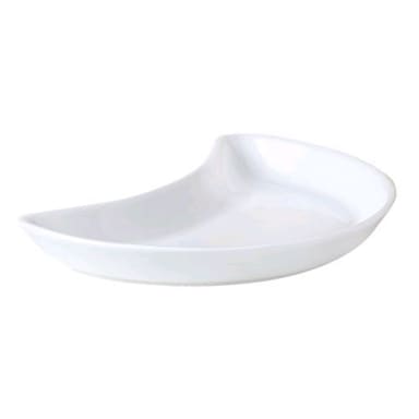 Steelite 9001C063 Monaco Vogue White 8" Crescent Plate