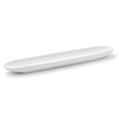 FOH SPT026WHP12 White 16 Ounce Long Oval Server - 6 / CS