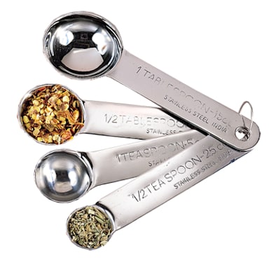 American Metalcraft MSSF75 Set of 4 S/S Measuring Spoons