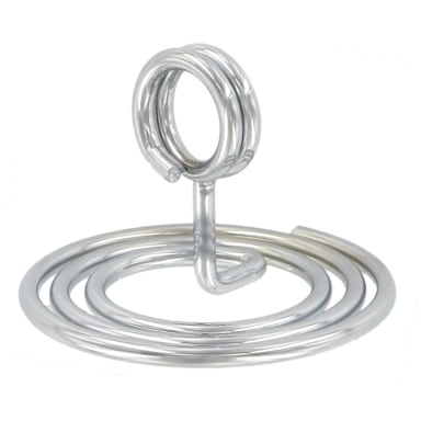 American Metalcraft NSC1 Swirl Base Chrome 1-1/2"H Number Stand