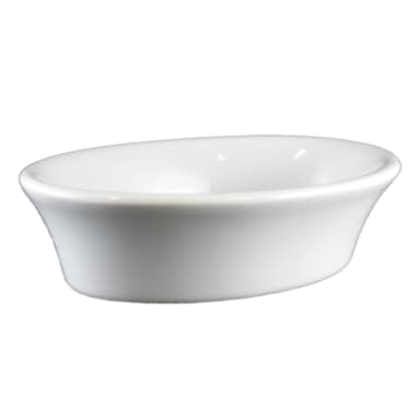 Vertex China ARG-72 Market Buffet 6 Oz. White Oval Baker