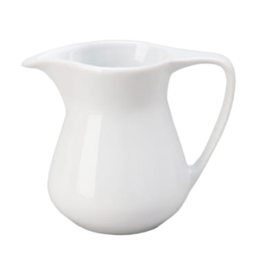 Vertex® China CRE-6-PR Argyle 6 Oz. White Creamer