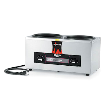 Vollrath 72045 Cayenne Model CM-24 Twin Well 4 Quart Rethermalizer