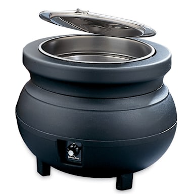 Vollrath 72175 Cayenne Black 11 Quart Colonial Kettle Rethermalizer