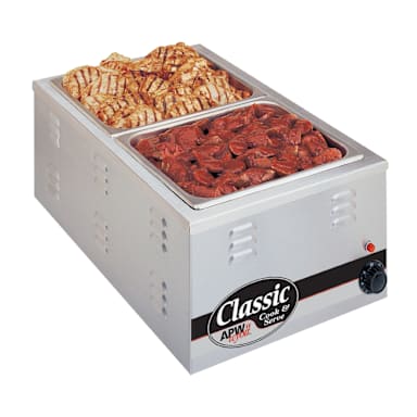 APW Wyott CW-2AI Electric Full Size 22 Qt. Tabletop Cooker / Warmer