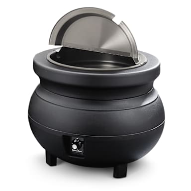 Vollrath 72170 Cayenne Black 7 Quart Colonial Kettle™ Warmer
