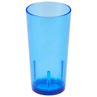 Cambro D16608 Del Mar Blue 16 Oz. Tumbler with Crackle Finish - Dozen