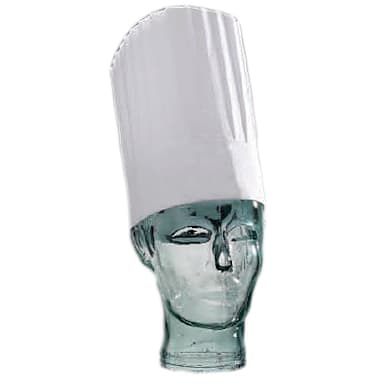 Matfer Bourgeat 760331 Plain Pleated 8-3/4" Chef Hat