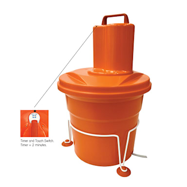 Dynamic® EM98 Electric 5 Gallon Salad Spinner