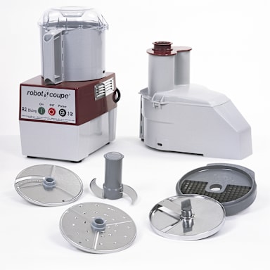 Robot Coupe R 2 DICE Food Processor with 3 Qt Bowl Attachment