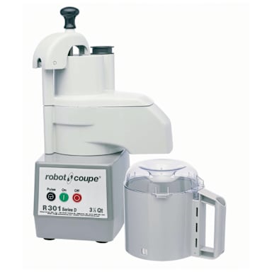 Robot Coupe R301 Food Processor with Vegetable Assembly and Blade Set