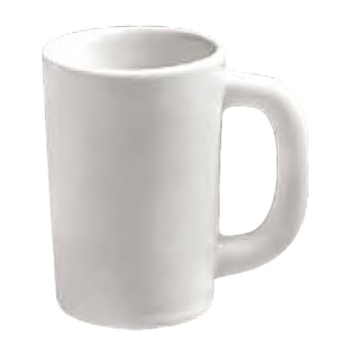 Diversified Ceramics DCI102W White 10 Oz. Pecos Coffee Mug 24 / CS