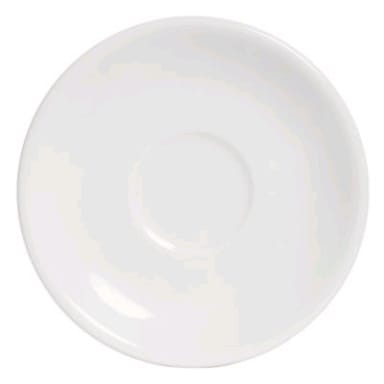 Tuxton ALE-060 Alaska/Colorado 6" White Coupe Saucer