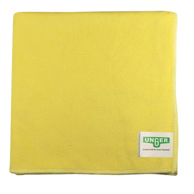Unger® MC40J MicroWipe™ Light Duty Yellow Microfiber Cloth