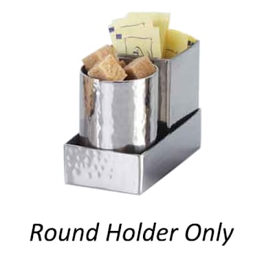 American Metalcraft HMSPH2 Hammered S/S Round Sugar Packet Holder