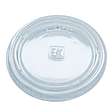 Fabri-Kal® 9505084 Clear Plastic Portion Cup Lid - 2500 / CS