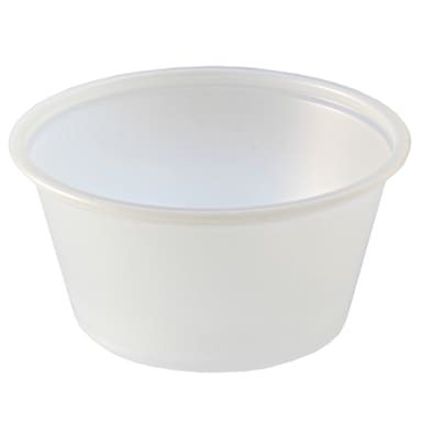 Fabri-Kal 9505195 Translucent 2 Ounce Plastic Portion Cup - 2500 / CS