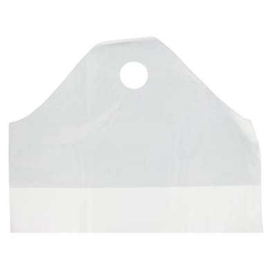 Command Packaging F21WT White Carry-Out Bag with Wave Top