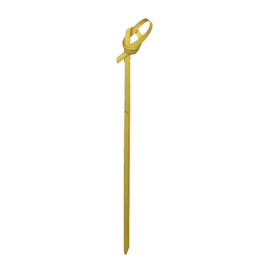 Darling Foodservice Knotted End 4-1/2" Bamboo Pick