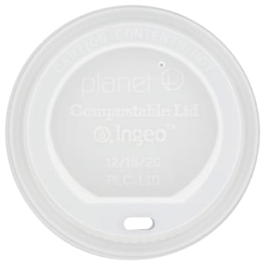 Stalk Market PLC-LID White Lid For Planet+ 12-20 Oz. Cups - 1000 / CS