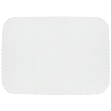 Dinex DX5999M00102 White Embossed Tray Covers - 2000 / CS