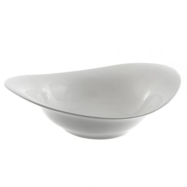 10 Strawberry Street WTR-17SWOOPBWL White 80 Oz Swoop Bowl - 4 / CS