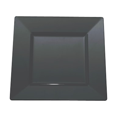 Fineline Setting 1606-BK Squares Plastic 6-1/2" Plate