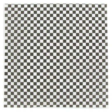 Brown Paper 117B12BK Kraft Black/White 12" Wax Sheet - 5000 / CS