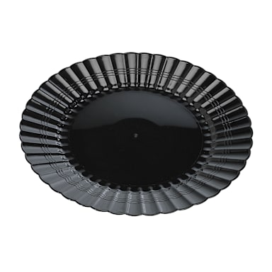 Fineline Setting 206-BK Reposables Plastic 6" Plate