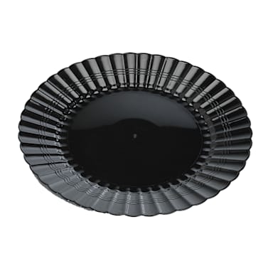 Fineline Setting 209-BK Reposables Plastic 9" Plate