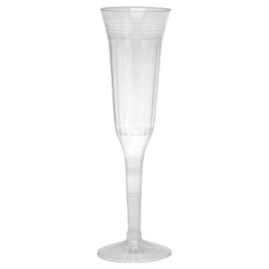 Fineline Setting 2105 Clear 2 Piece 5 Oz. Champagne Flute