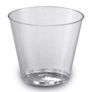 Fineline Setting 405-CL 5 Oz. Rigid Plastic Tumbler